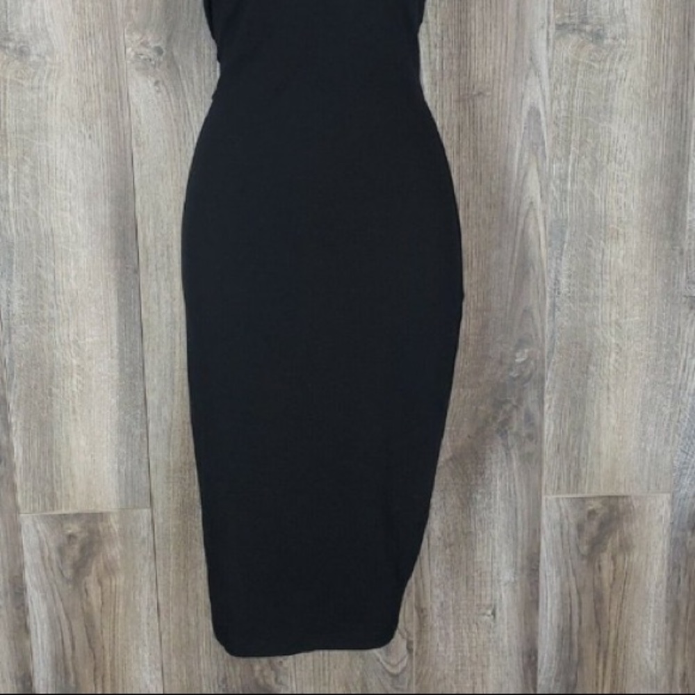 Zenana Black Dress Sleeveless Bodycon Dress Little Black Dress Business Casual - Picture 9 of 11